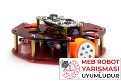 MEB Labirent Çözen Robot Kiti - Montajlı - Thumbnail