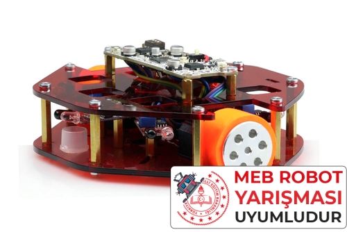 MEB Labirent Çözen Robot Kiti - Montajlı 