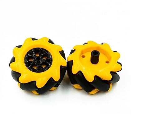 Mecanum Tekerlek Seti - Sarı - 60mm ( 2 Adet)