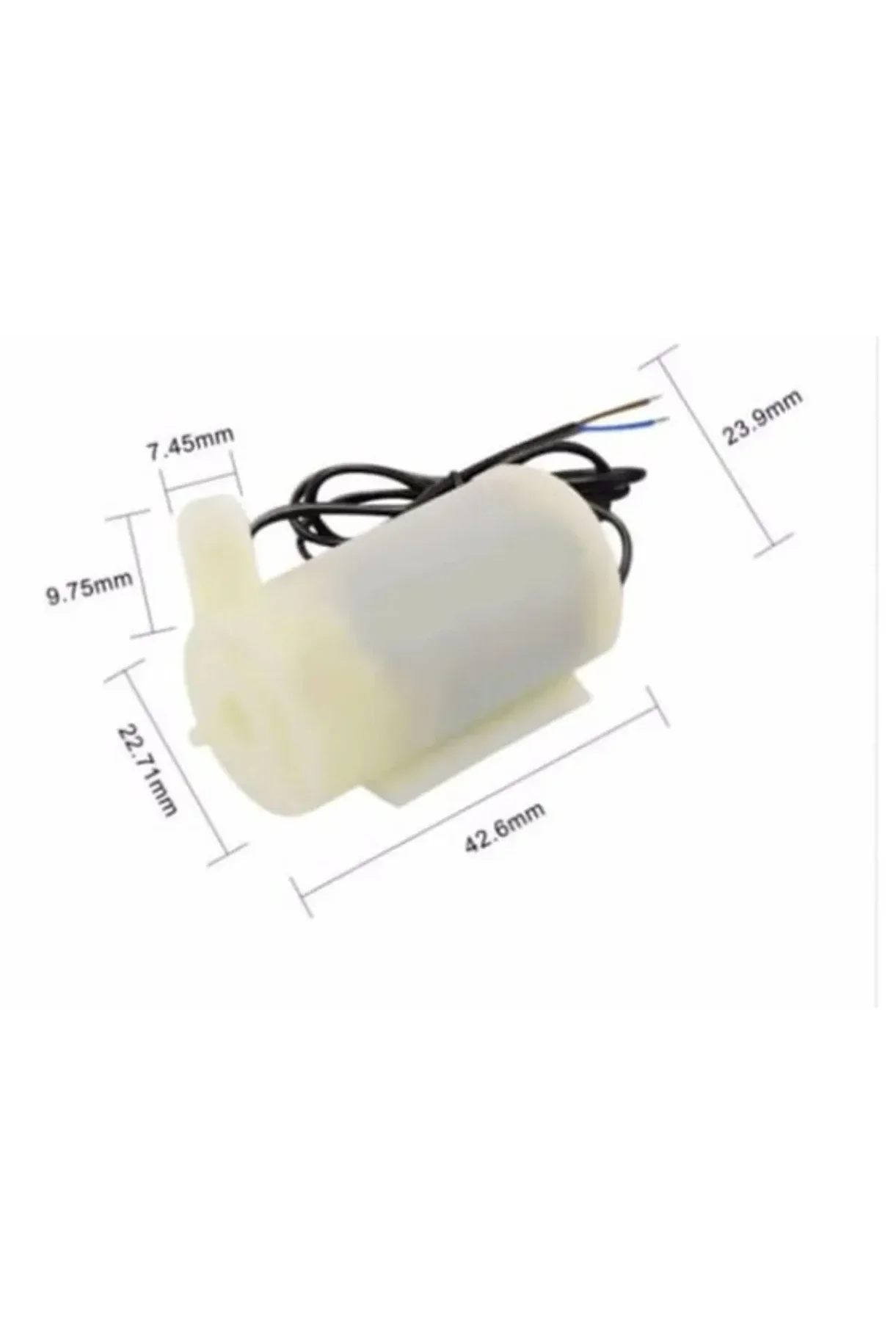 Mini Dalgıç Su Pompası 6V 120 Lt/sa