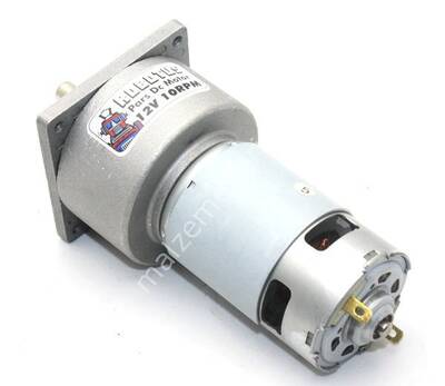 Pars 12V 10 Rpm Redüktörlü Dc Motor