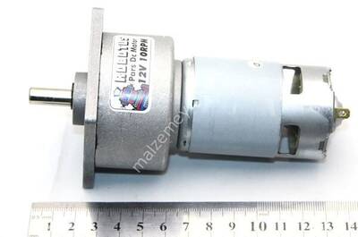 Pars 12V 10 Rpm Redüktörlü Dc Motor