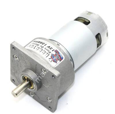 Pars 12V 120 RPM Redüktörlü Dc Motor