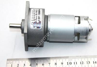 Pars 12V 120 RPM Redüktörlü Dc Motor