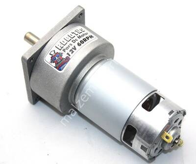 Pars 12V 60 Rpm Redüktörlü Dc Motor