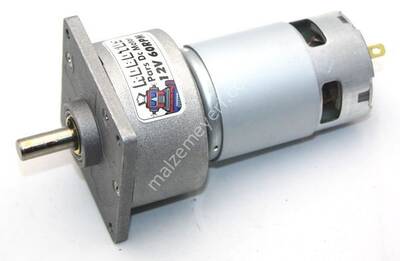 Pars 12V 60 Rpm Redüktörlü Dc Motor