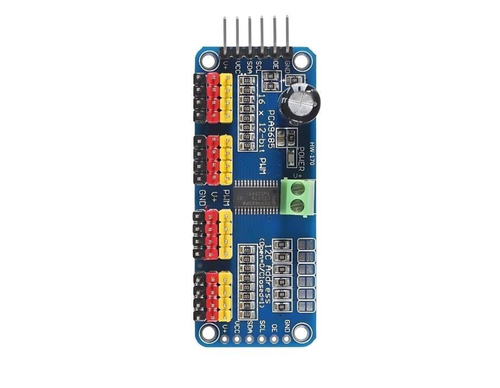 PCA9685 16 Kanal 12 Bit PWM - Servo Motor Sürücü Devresi I2C Modülü