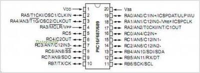 PIC 16F689 Entegre