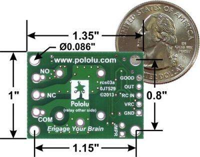 Pololu Röleli RC Switch - RC Kumanda Uyumlu Röle Modülü - PL-2804