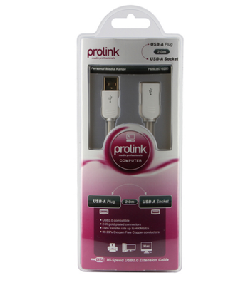 Prolink PMM367-0200 USB-A - USB-A soket KABLO, 2m