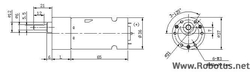 Proton 400 Rpm 12V Dc Motor - Thumbnail