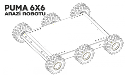 PUMA 6x6 Gelişmiş Arazi Robotu Montajlı - Thumbnail