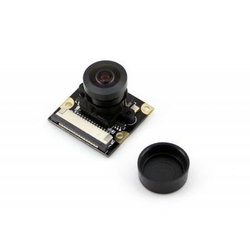Raspberry Kamera - Balık Gözü Lens + Kızılötesi LED Modülü (H) - Thumbnail