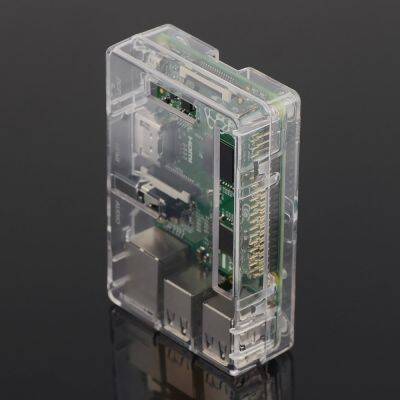 Raspberry Pi 3/2/B+ Şeffaf Muhafaza Kutusu - Pi 3/2/B+ Clear Case