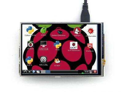 Raspberry Pi Dokunmatik IPS LCD Ekran 4''