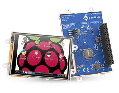 Raspberry Pi Dokunmatik LCD Ekran 3,2′′