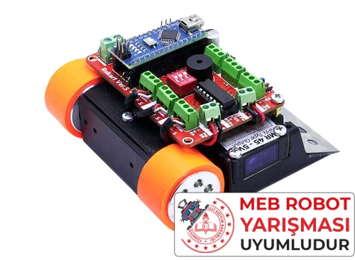 REM Mini Sumo Robot Kiti - Rokart (Montajlı)