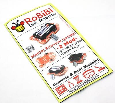 RoBİBİ Işık İzleyen Robot Kiti (Montajlı)