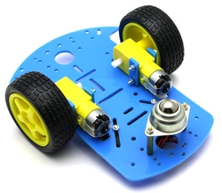 ROBOMOD 2WD Mobil Robot Kiti - Mavi - Thumbnail