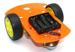 ROBOMOD 2WD Mobil Robot Kiti - Turuncu - Thumbnail