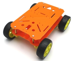  - ROBOMOD 4WD Arazi Robot Gövde Seti - Turuncu