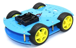 ROBOMOD 4WD Mobil Robot Kiti - Mavi - Thumbnail