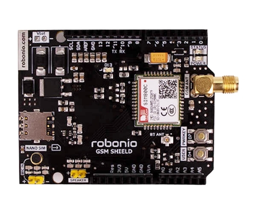Robonio GSM Shield / Arduino GSM Shield (IMEI Kayıtlıdır)