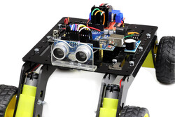 Rover 4x4 Arazi Robot Kiti - Montajlı (Pleksi Gövdeli) - Thumbnail