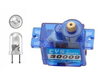 S0009 9g Mini Digital Metal Dişli Servo Motor