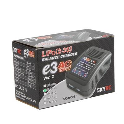 SKY RC E3 Lipo Şarj Aleti | 2S/3S Şarj Cihazı Balancer