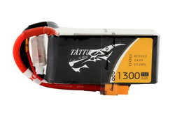  - Tattu 1300mAh 14.8V 75C 4S LiPo Batarya | Lipo Pil