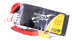  - Tattu 450mAh 7.4V 75C 2S1P LiPo Batarya