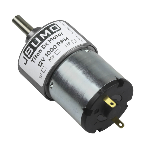 Titan 12V 1000 Rpm Redüktörlü Dc Motor