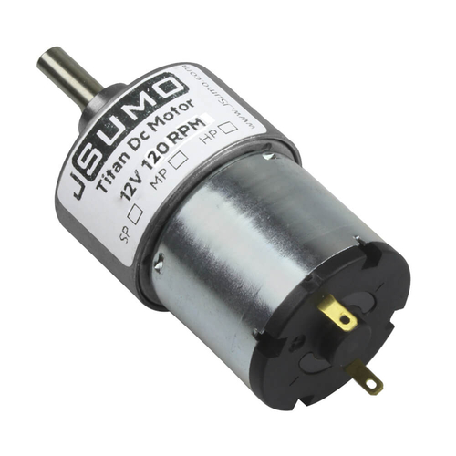 Titan 12V 120 Rpm Redüktörlü Dc Motor