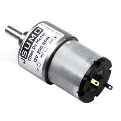 Titan 12V 200 Rpm Redüktörlü Dc Motor - Thumbnail