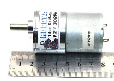 Titan 12V 30 Rpm Redüktörlü Dc Motor