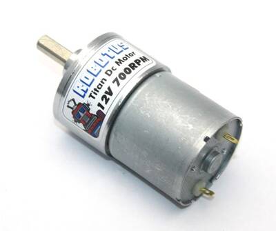 Titan 12V 700 Rpm Redüktörlü Dc Motor