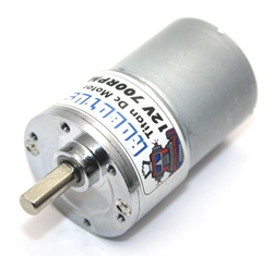 Titan 12V 700 Rpm Redüktörlü Dc Motor - Thumbnail