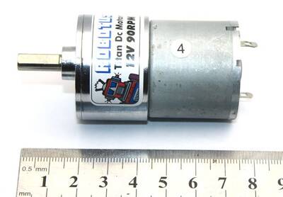 Titan 12V 90 Rpm Redüktörlü Dc Motor