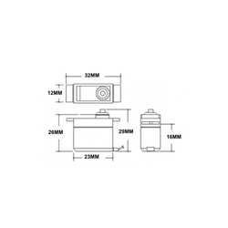 TowerPro SG90 Mikro Servo Motor - Thumbnail