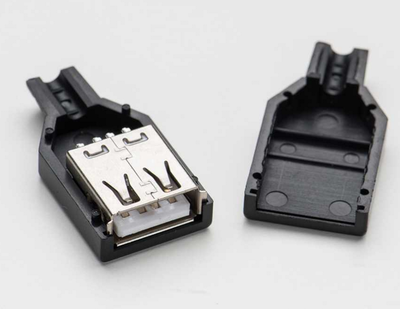 USB A Tipi Kılıflı Soket (Dişi)