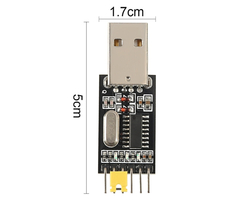 USB to TTL UART CH340G Dönüştürücü Modülü - Thumbnail