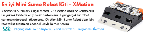 XMotion Mini Sumo Robot Full Yarışma Kiti