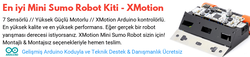 XMotion Mini Sumo Robot Full Yarışma Kiti(Montajlı) - Thumbnail