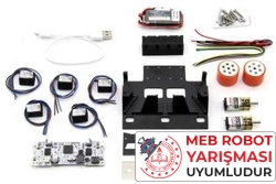 XMotion Mini Sumo Robot Kiti (Montajlı) - Thumbnail