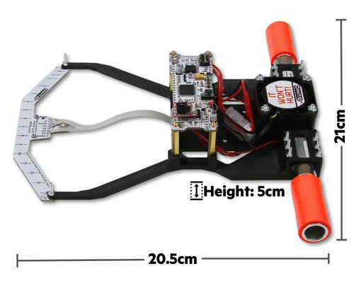 XPULSE Gelişmiş Çizgi İzleyen Robot (Montajlı, 16 Sensörlü, Başlat-Durdur Modüllü, Fanlı, PD Kontrollü)